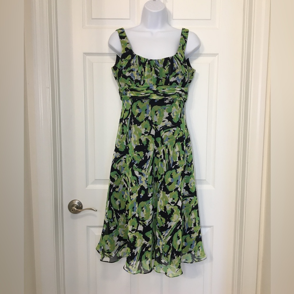 🛍️ SALE! EVAN PICONE Sz 4 Watercolor Dress